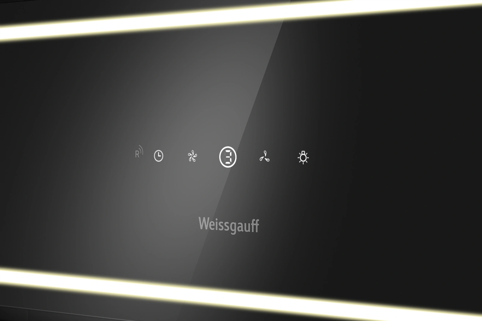 Вытяжка встраиваемая Weissgauff Quadra 600 Touch черный управление: сенсорное (1 мотор) — миниатюра 4