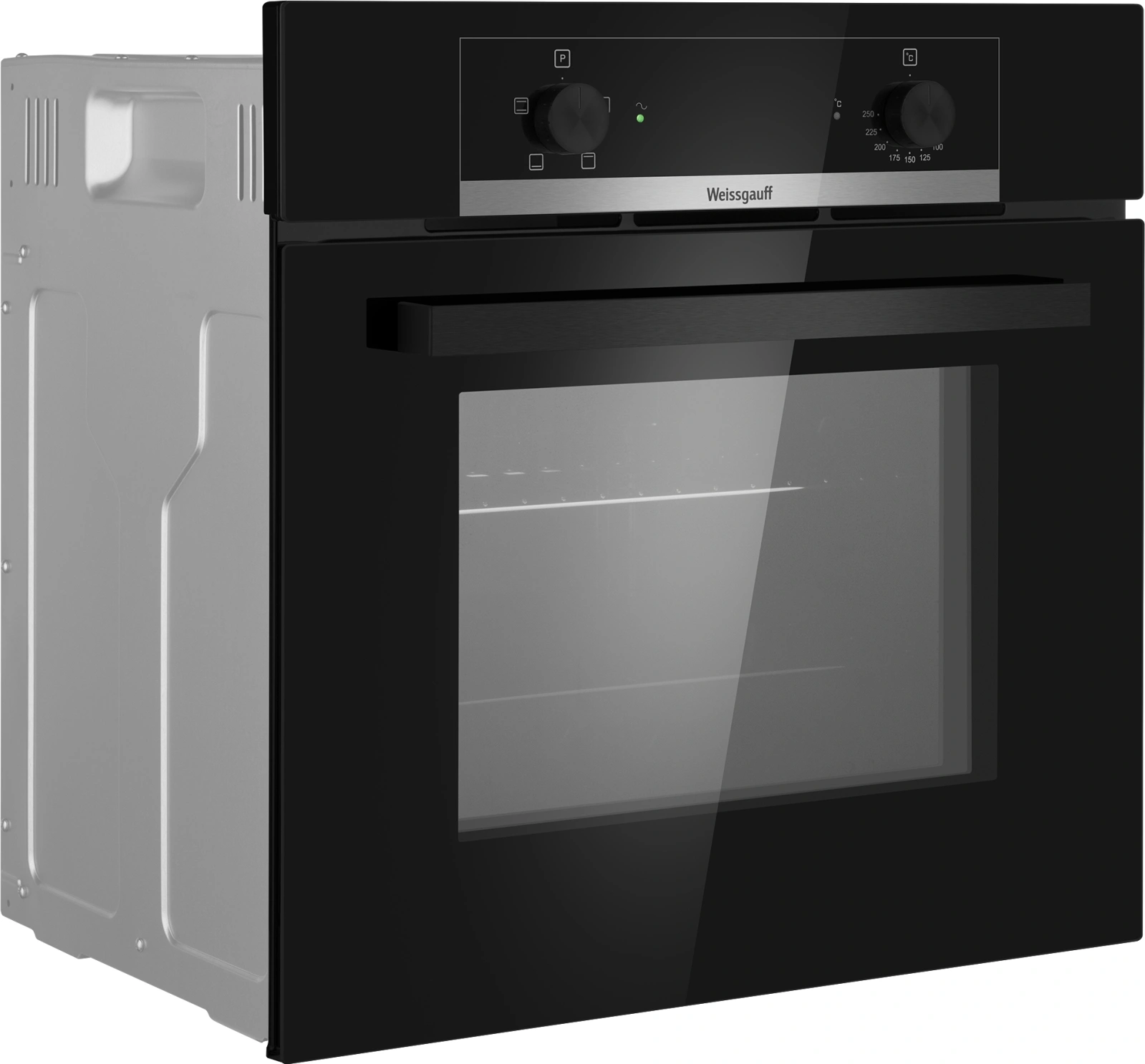 Духовой шкаф Электрический Weissgauff EOM 104 B черный — миниатюра 5