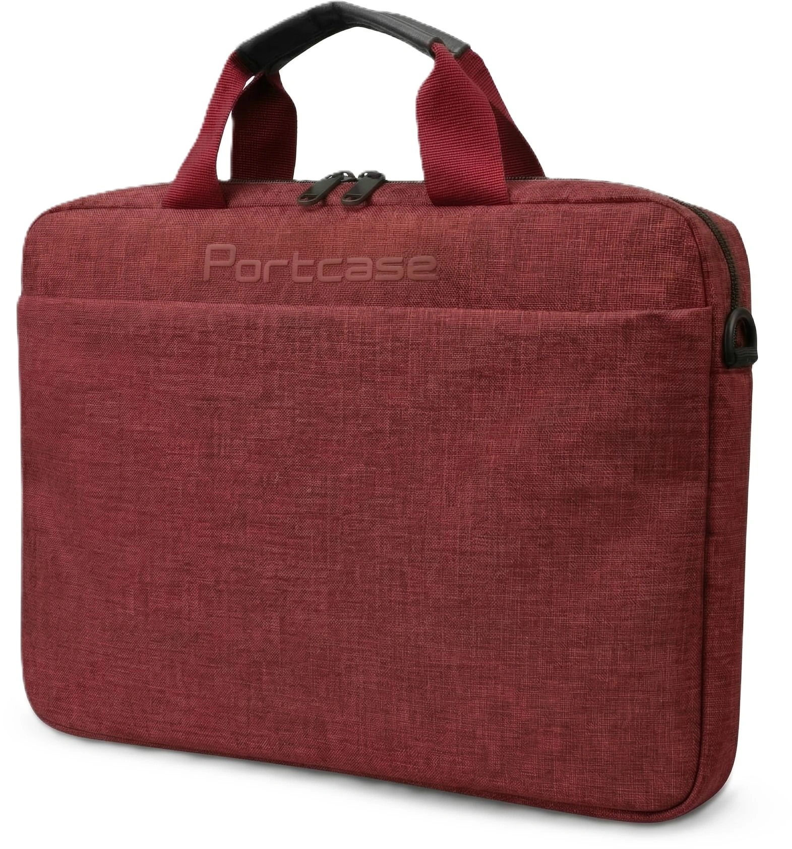 Сумка для ноутбука 14" Portcase KCB-164 красный полиэстер (KCB-164RED) — миниатюра 2