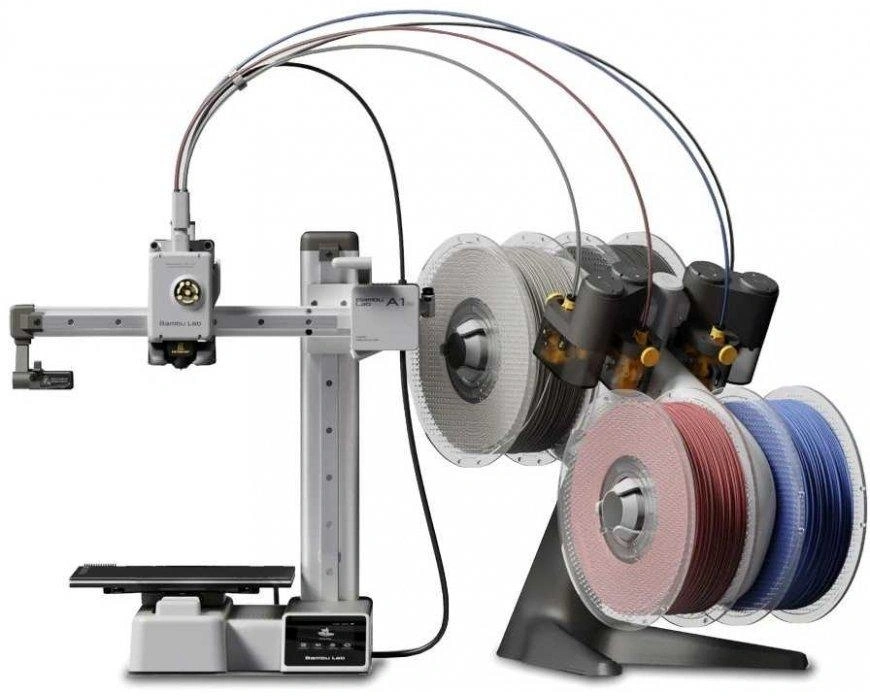 Принтер 3D Bambu Lab A1 Mini Combo 180x180x180мм PLA/PETG/Flex 20мкм — миниатюра 2