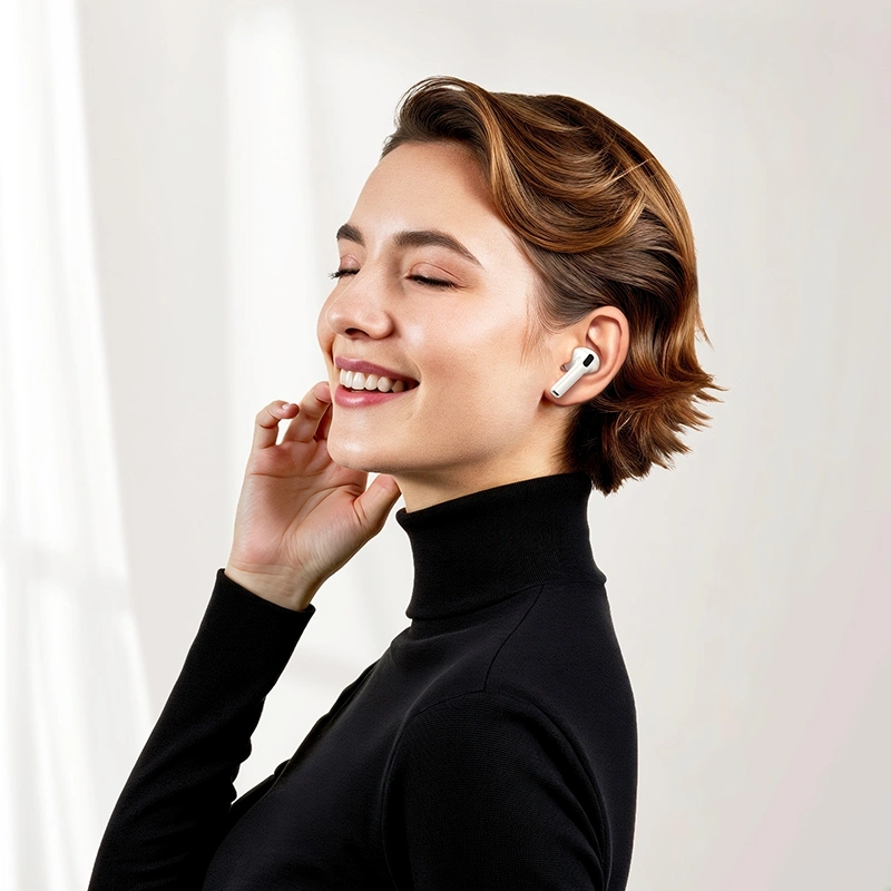 Гарнитура внутриканальные Hoco EW96 белый беспроводные bluetooth в ушной раковине (73969) — миниатюра 7