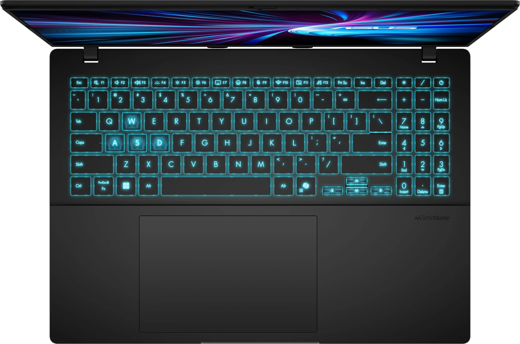Ноутбук Asus V16 V3607VM-TK207 Core 5 210H 32Gb SSD512Gb NVIDIA GeForce RTX 5060 8Gb 16" IPS WUXGA (1920x1200) без ОС black WiFi BT Cam (90NB16K1-M00FT0) — миниатюра 5