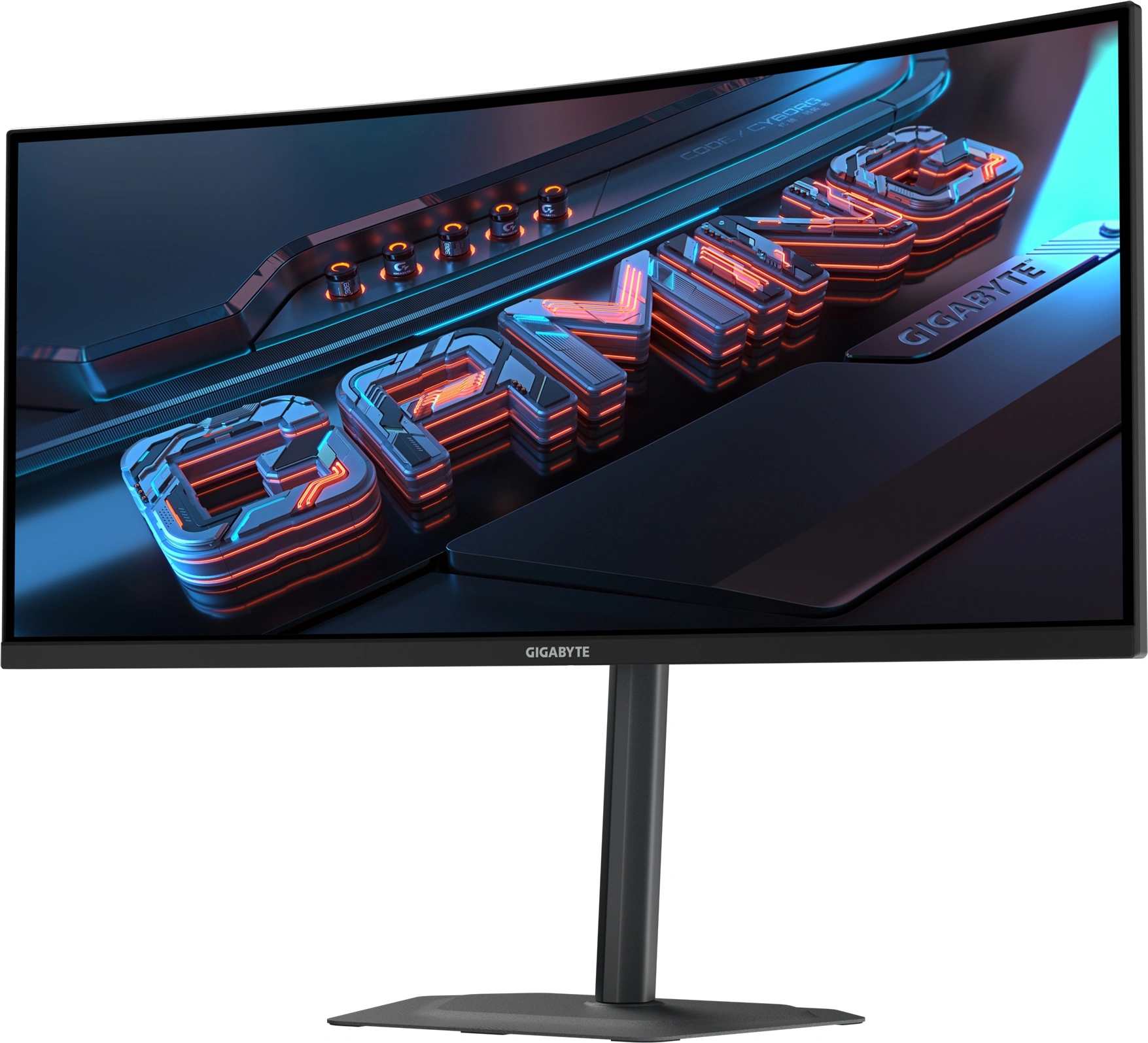 Монитор Gigabyte 34" G34WQC2 EK черный VA LED 21:9 HDMI M/M матовая HAS Piv 4000:1 450cd 178гр/178гр 3440x1440 200Hz FreeSync Premium DP WQ 7.36кг — миниатюра 7