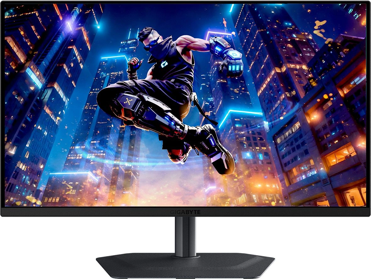 Монитор Gigabyte 27" MO27Q3 EK черный QD OLED LED 16:9 HDMI M/M матовая HAS Piv 1500000:1 250cd 178гр/178гр 2560x1440 360Hz G-Sync FreeSync Premium Pro DP QHD 6.55кг — фото 1