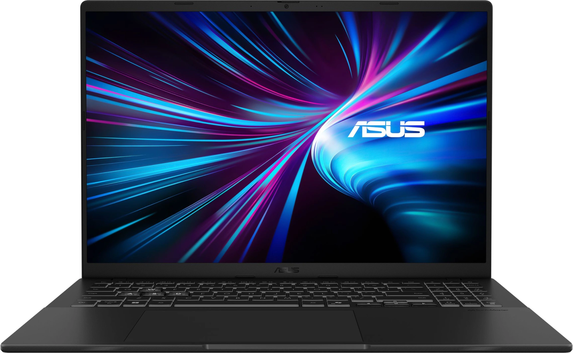 Ноутбук Asus V16 V3607VH-TK185 Core 5 210H 16Gb SSD512Gb NVIDIA GeForce RTX5050 8Gb 16" IPS WUXGA (1920x1200) без ОС black WiFi BT Cam (90NB16L1-M00FR0) — фото 1
