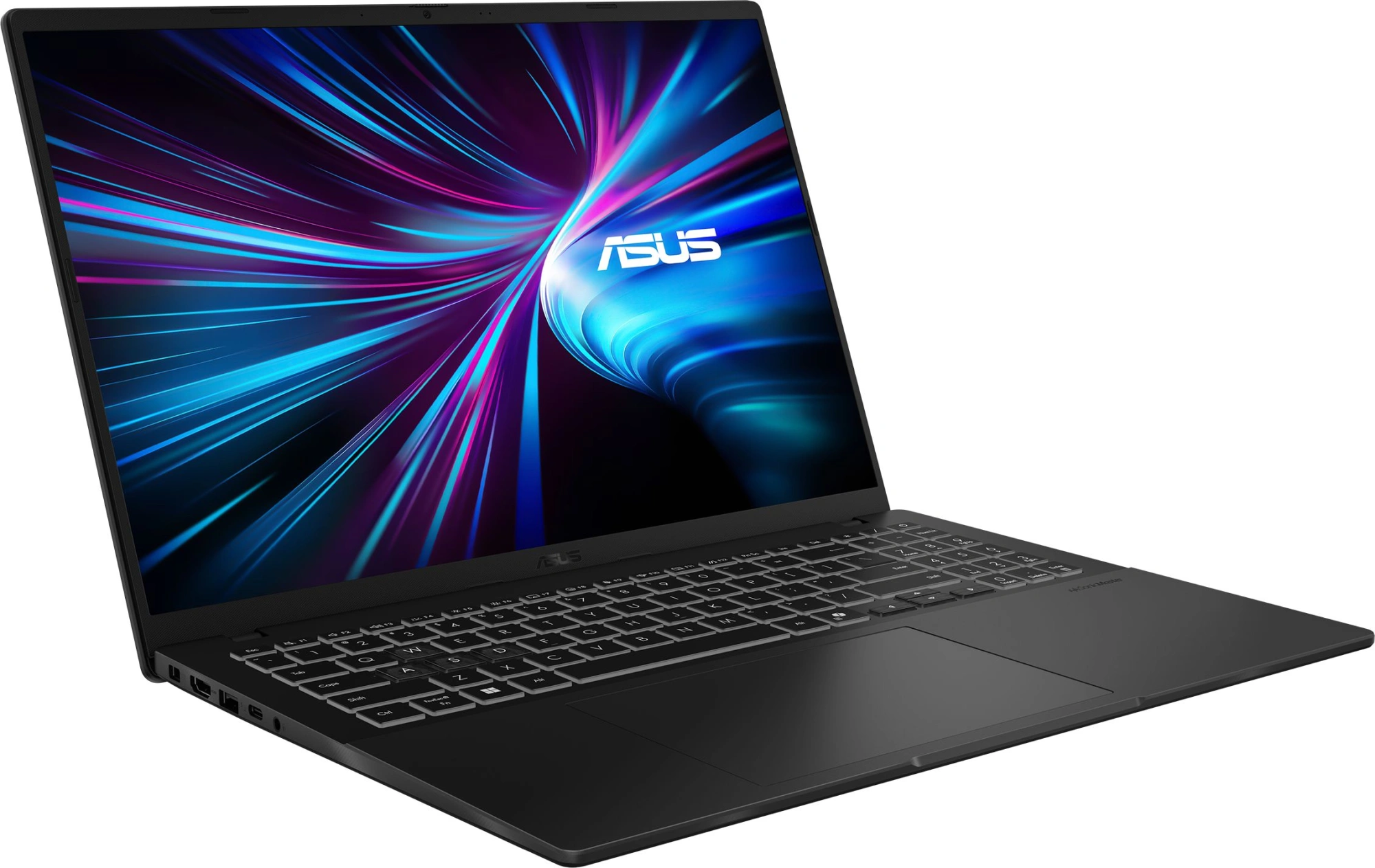 Ноутбук Asus V16 V3607VH-TK185 Core 5 210H 16Gb SSD512Gb NVIDIA GeForce RTX5050 8Gb 16" IPS WUXGA (1920x1200) без ОС black WiFi BT Cam (90NB16L1-M00FR0) — миниатюра 3