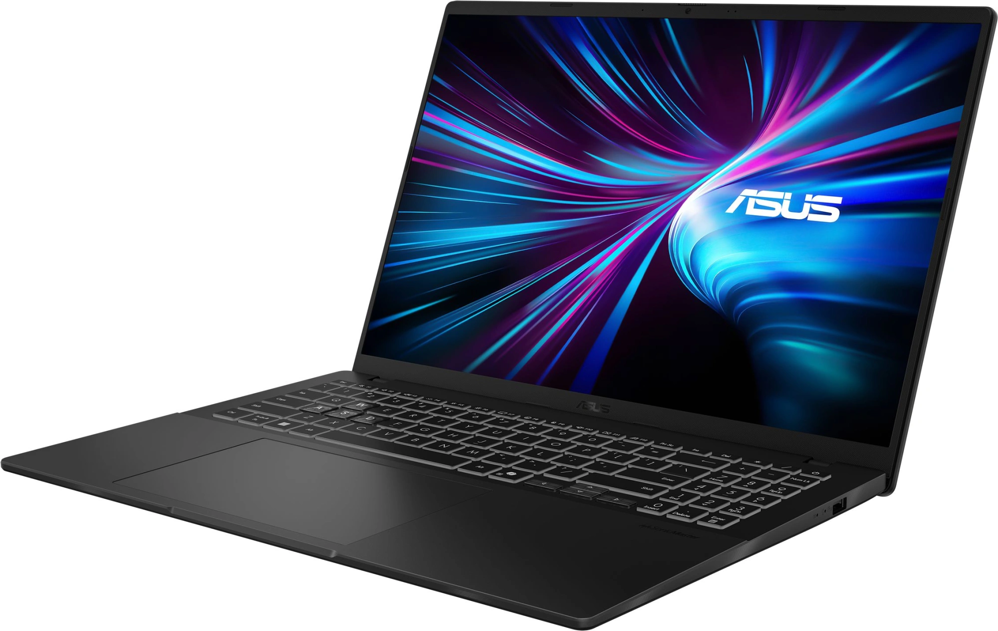 Ноутбук Asus V16 V3607VH-TK185 Core 5 210H 16Gb SSD512Gb NVIDIA GeForce RTX5050 8Gb 16" IPS WUXGA (1920x1200) без ОС black WiFi BT Cam (90NB16L1-M00FR0) — миниатюра 4