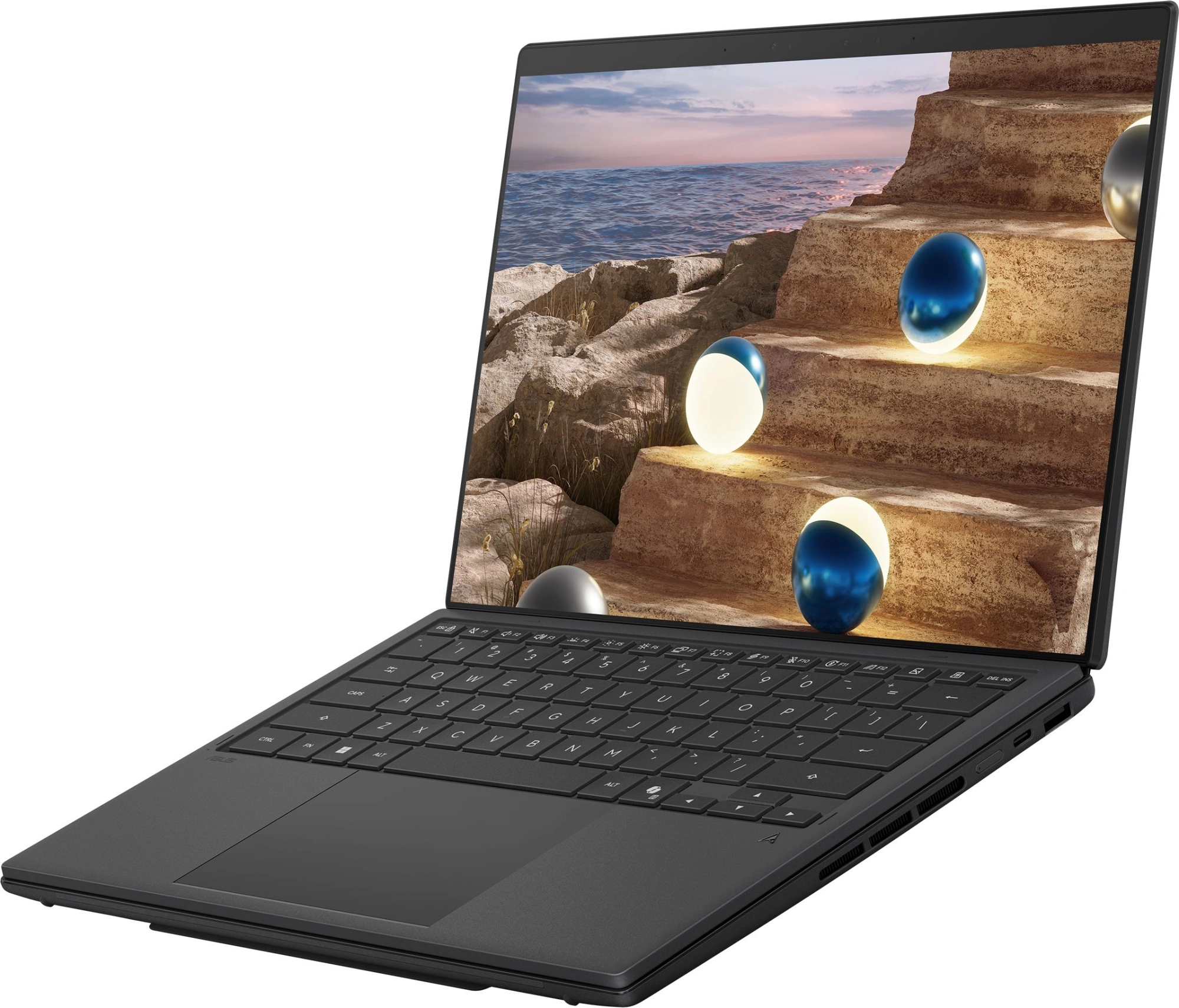 Ноутбук Asus ZenBook Duo UX8407AA-SN426X Core Ultra X7 358H 32Gb SSD1Tb Intel Arc B390 14" OLED Touch 3K (2880x1800) Windows 11 Pro grey WiFi BT Cam (90NB16V1-M00P90) — миниатюра 4