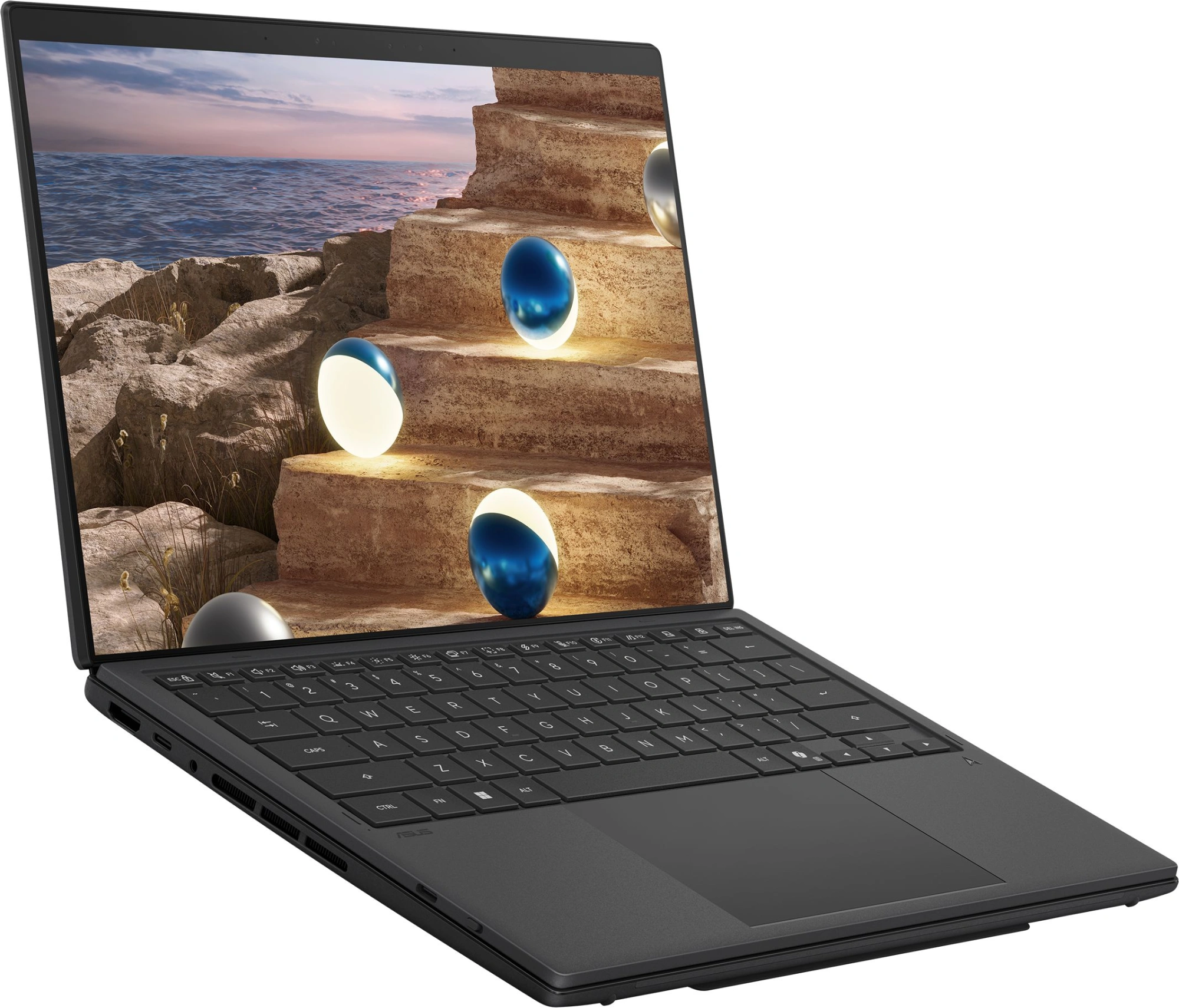Ноутбук Asus ZenBook Duo UX8407AA-SN426X Core Ultra X7 358H 32Gb SSD1Tb Intel Arc B390 14" OLED Touch 3K (2880x1800) Windows 11 Pro grey WiFi BT Cam (90NB16V1-M00P90) — миниатюра 5