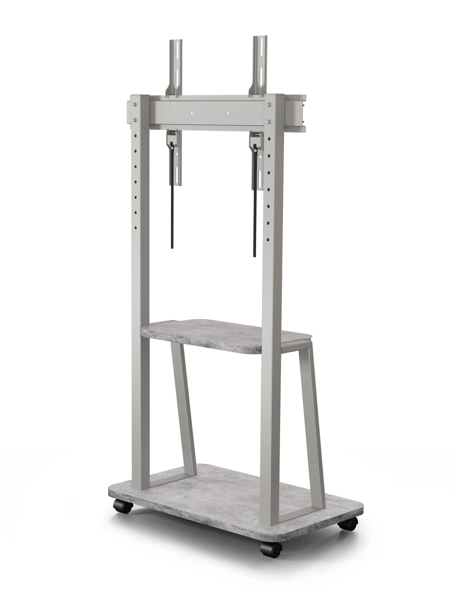 Стойка для телевизора Holder PR-108 серый/сланец 32"-65" макс.40кг напольный мобильный — миниатюра 2