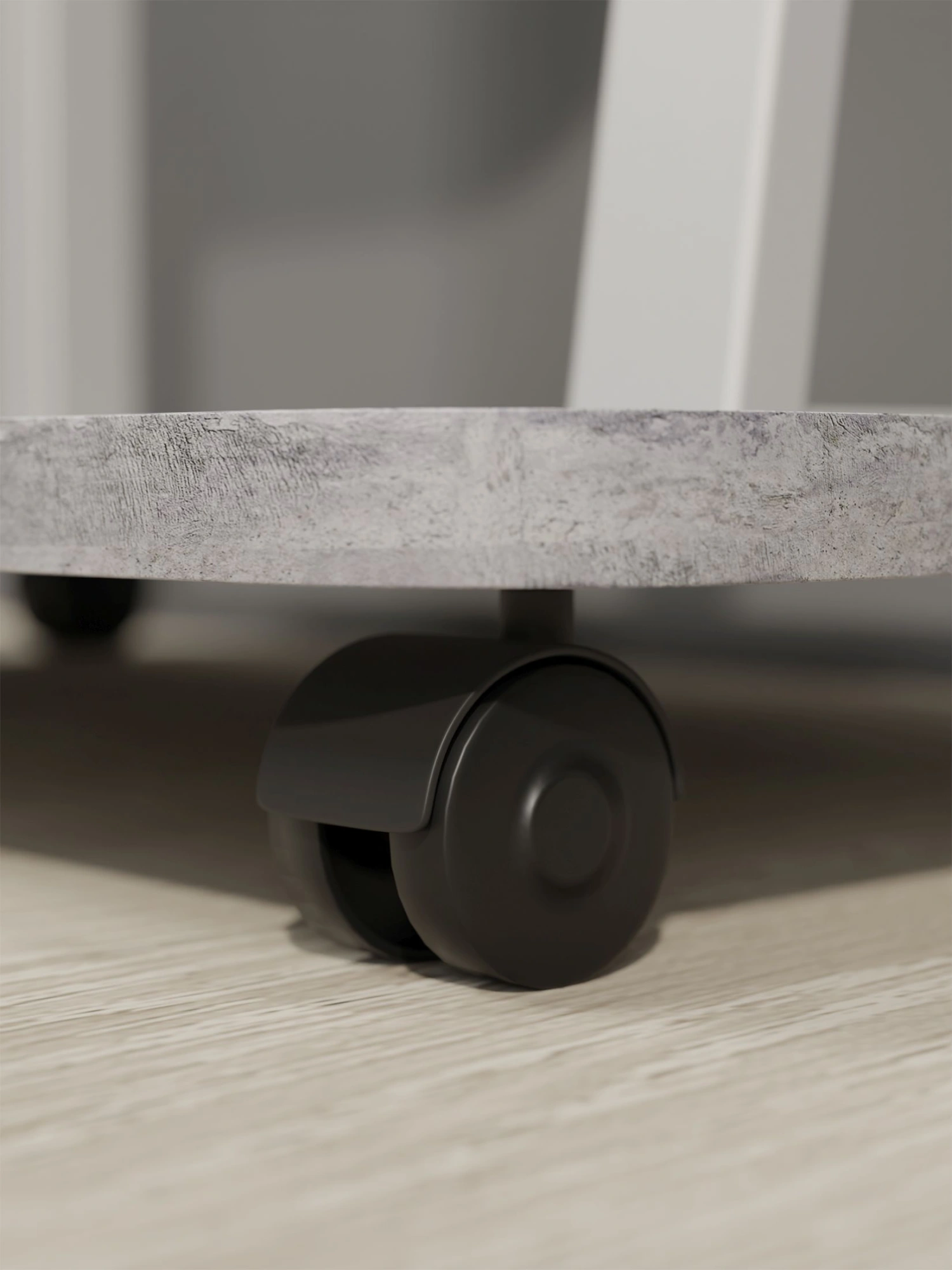 Стойка для телевизора Holder PR-108 серый/сланец 32"-65" макс.40кг напольный мобильный — миниатюра 10