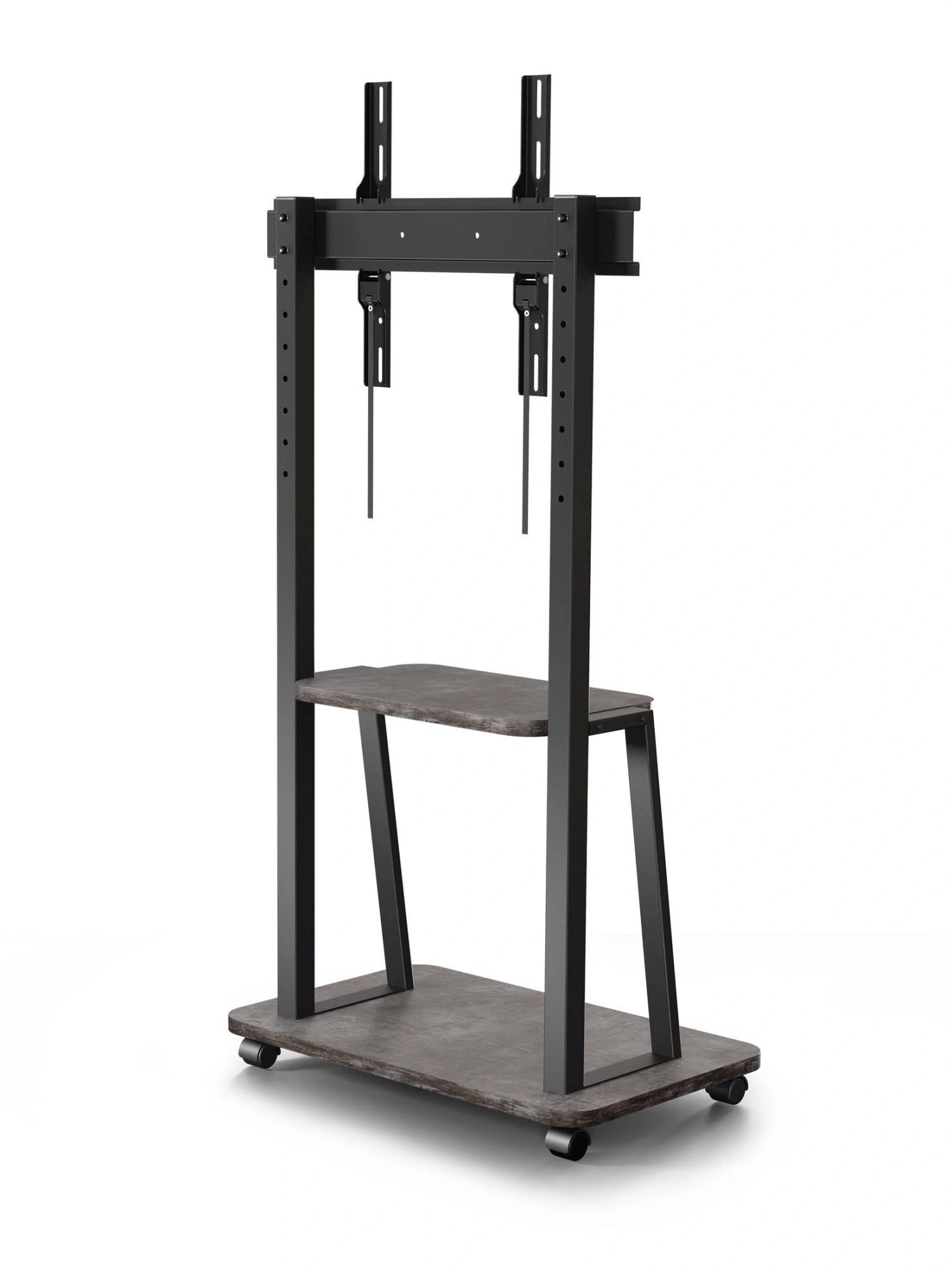 Стойка для телевизора Holder PR-108 черный/керамика 32"-65" макс.40кг напольный мобильный — миниатюра 2