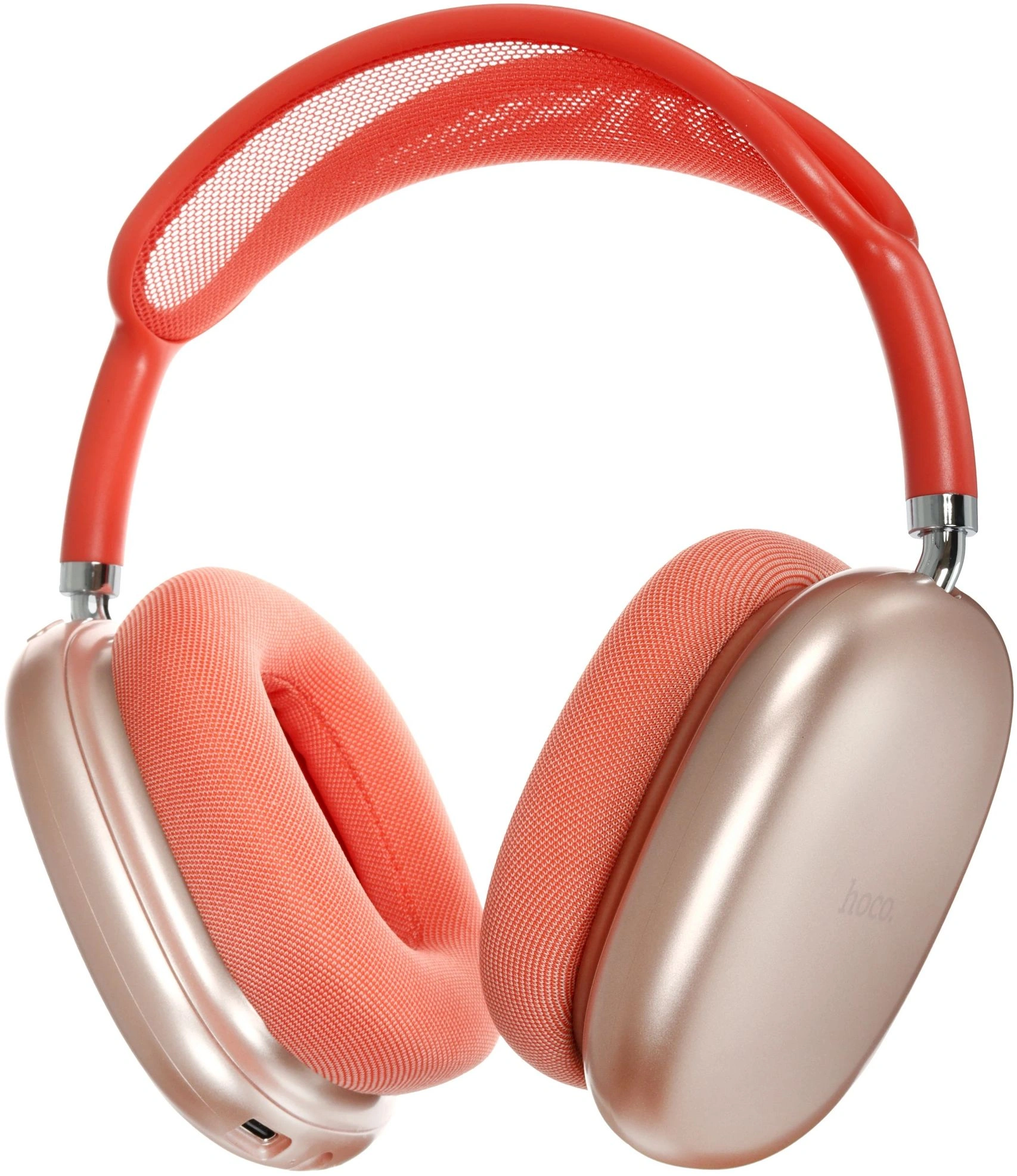 Гарнитура мониторные Hoco W55 1.2м розовый беспроводные bluetooth оголовье (32713) — миниатюра 6