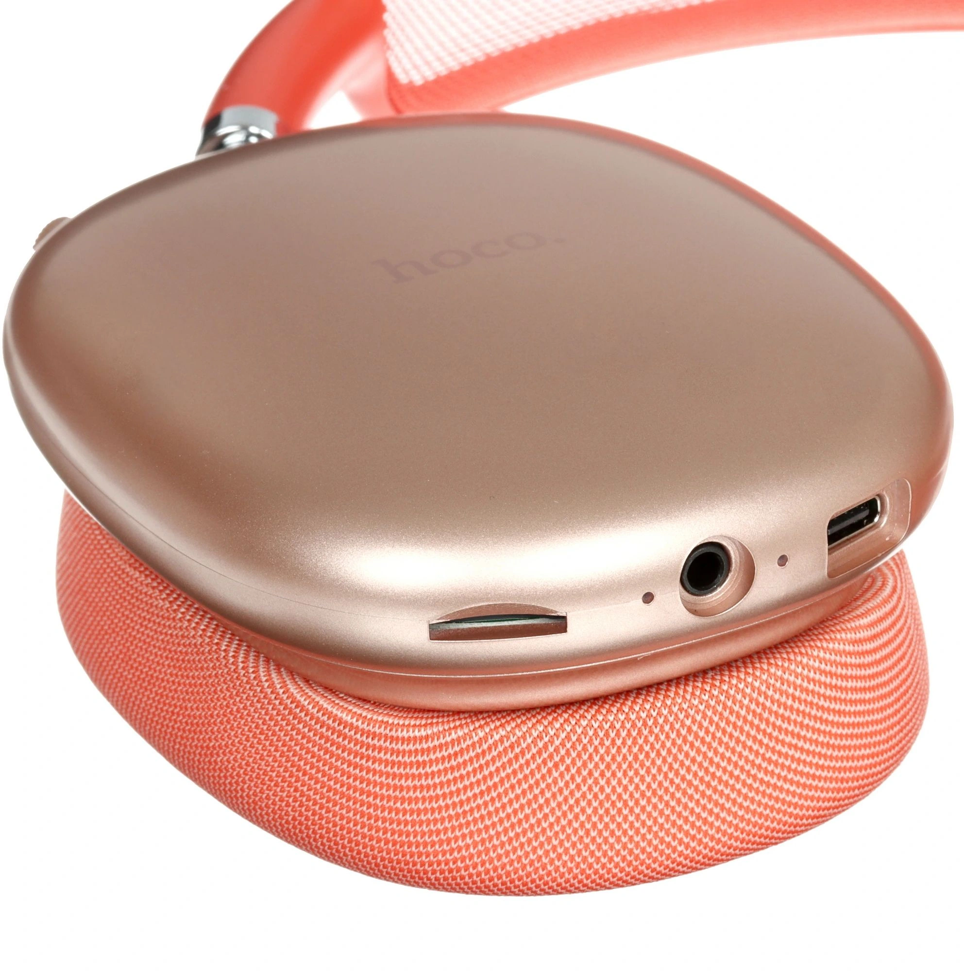 Гарнитура мониторные Hoco W55 1.2м розовый беспроводные bluetooth оголовье (32713) — миниатюра 4