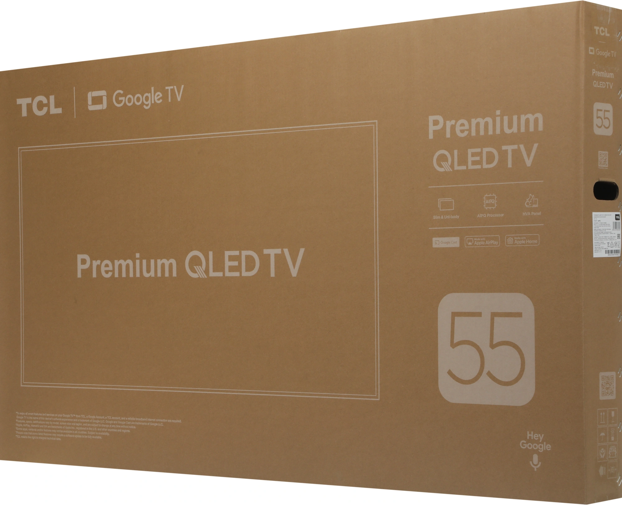Телевизор QLED TCL 55" 55P7L черный 4K Ultra HD 60Hz DVB-T DVB-T2 DVB-C DVB-S DVB-S2 USB WiFi Smart TV — миниатюра 8