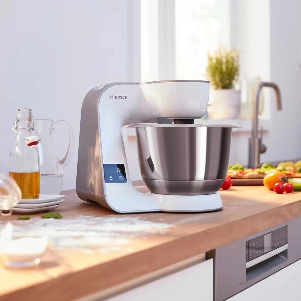 Кухонная машина Bosch Mum5 MUM5XW10 планетар.вращ. 1000Вт белый/бежевый — миниатюра 2