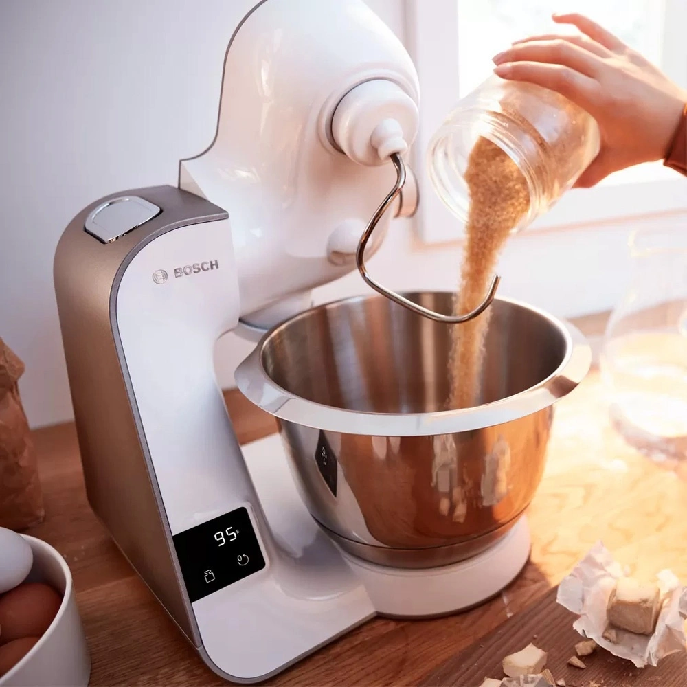 Кухонная машина Bosch Mum5 MUM5XW10 планетар.вращ. 1000Вт белый/бежевый — миниатюра 4
