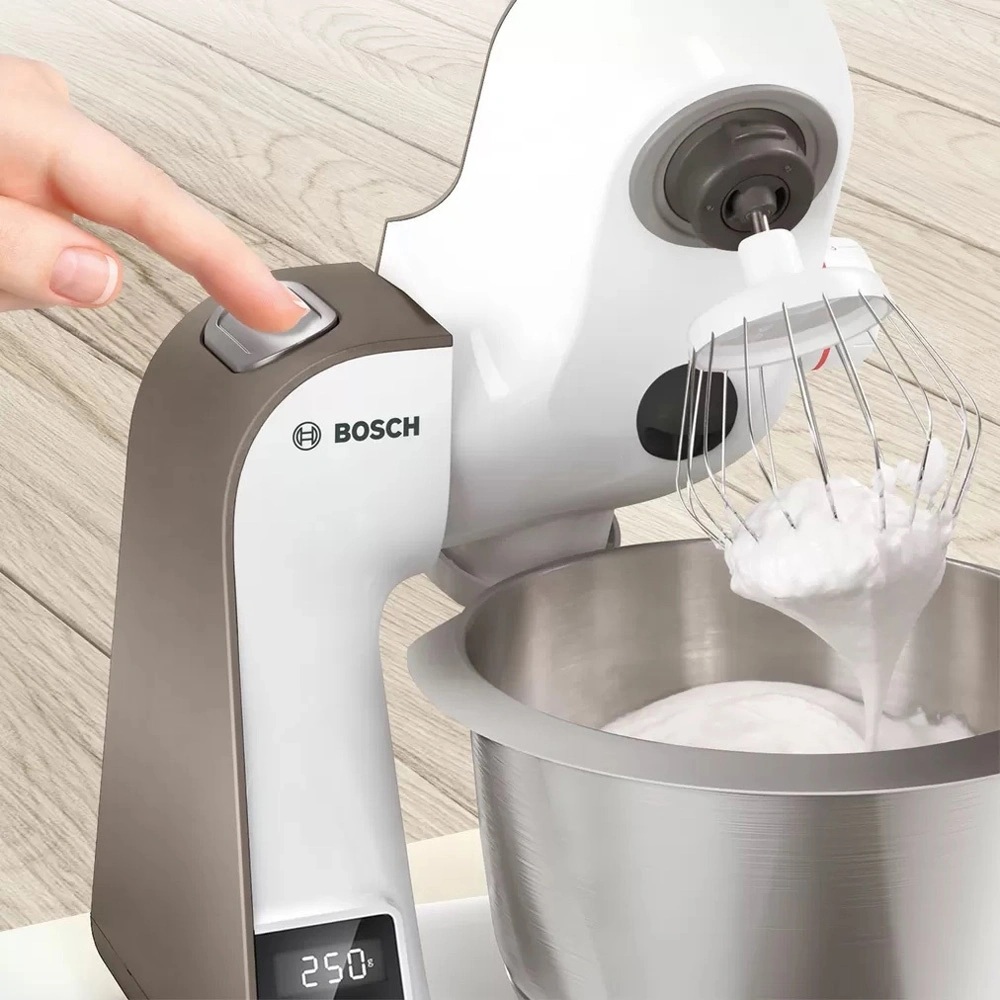 Кухонная машина Bosch Mum5 MUM5XW10 планетар.вращ. 1000Вт белый/бежевый — миниатюра 8