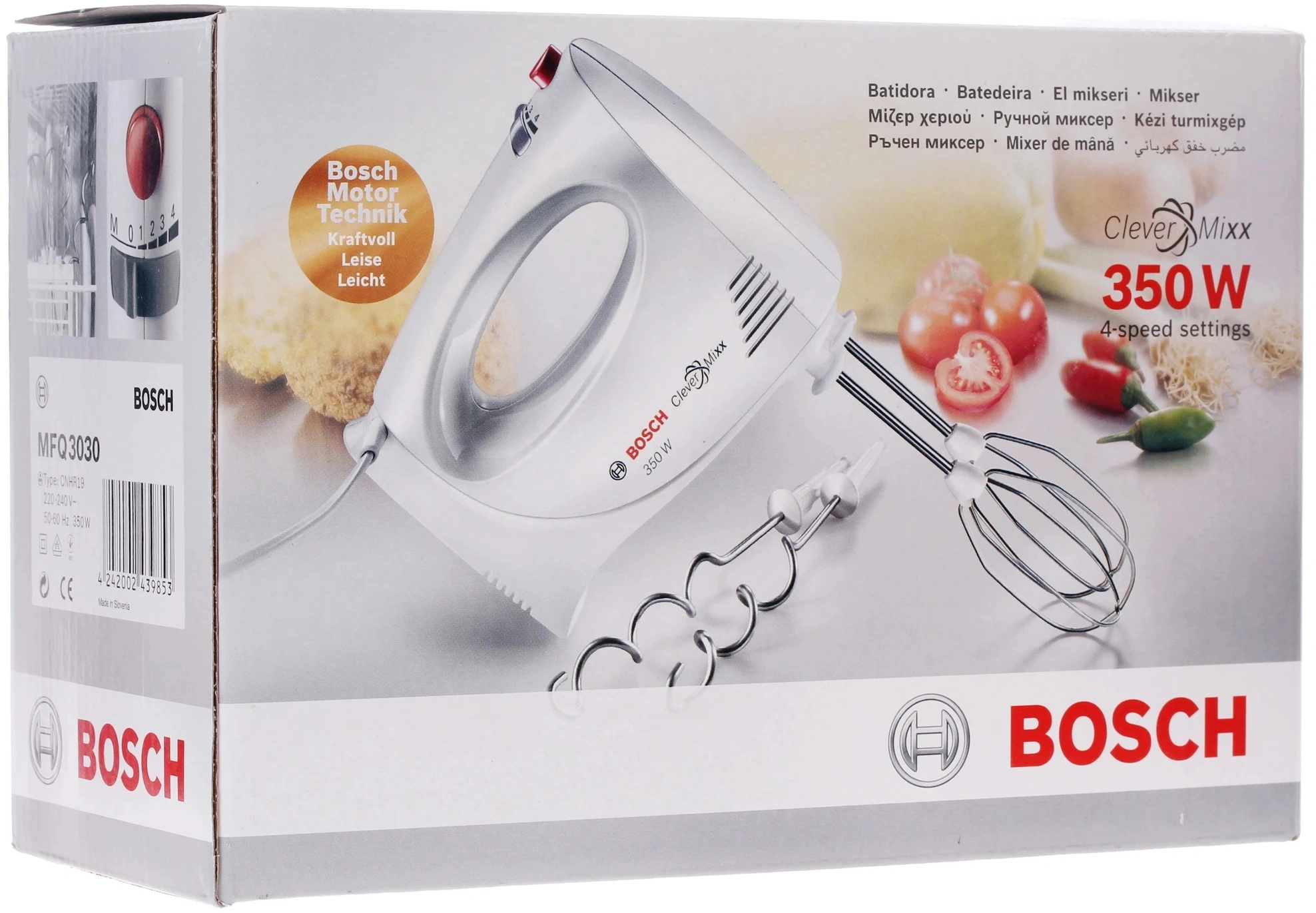 Миксер ручной Bosch MFQ3030 350Вт белый — миниатюра 8
