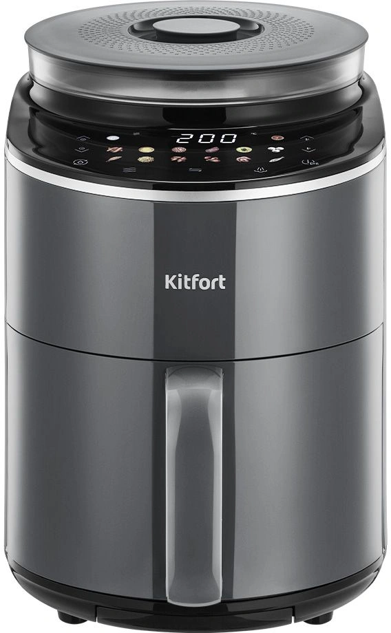 Аэрогриль Kitfort КТ-8155 4.5л 1500Вт серый — миниатюра 5