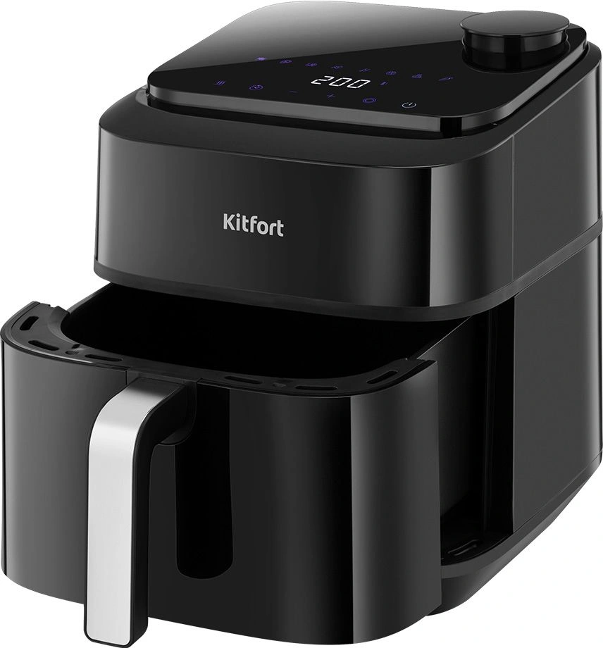 Аэрогриль Kitfort КТ-8154 6.5л 1800Вт черный — миниатюра 2