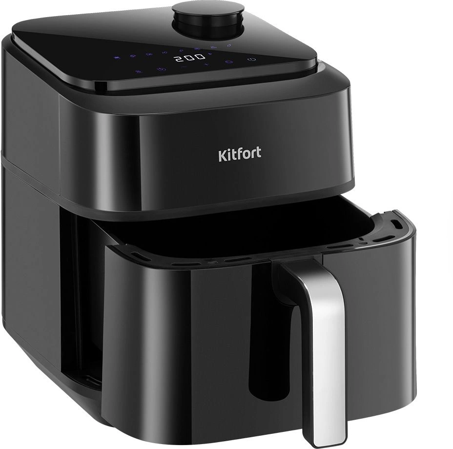 Аэрогриль Kitfort КТ-8154 6.5л 1800Вт черный — миниатюра 3