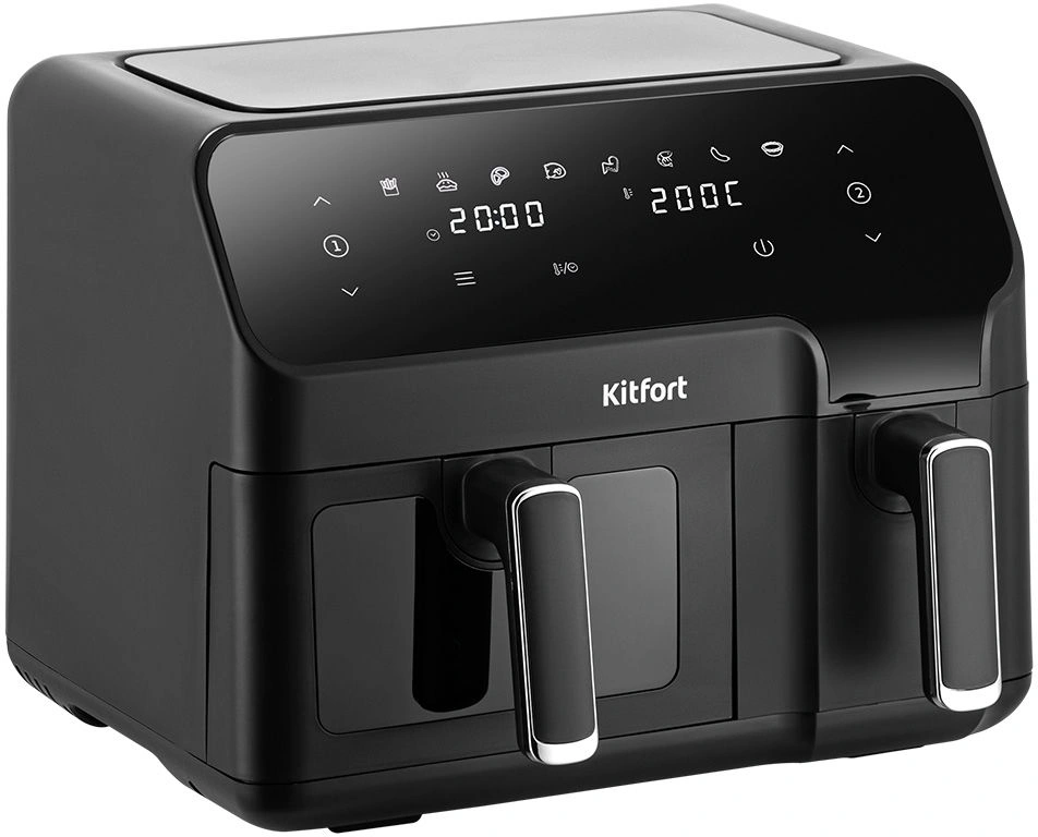 Аэрогриль Kitfort КТ-8148 9л 2700Вт черный — миниатюра 3