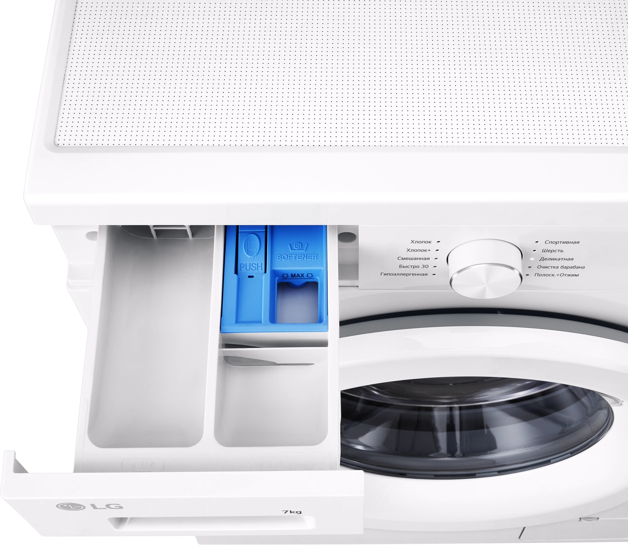Стиральная машина LG F2Y1HS3W.ABWPCOM класс: A загр.фронтальная макс.:7кг белый инвертор — миниатюра 7