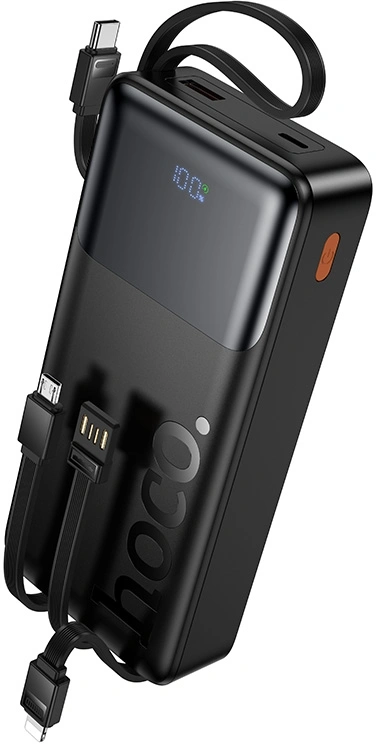 Мобильный аккумулятор Hoco J156A Founder 20000mAh QC3.0/PD3.0 22.5W 3A черный (62284) — фото 1