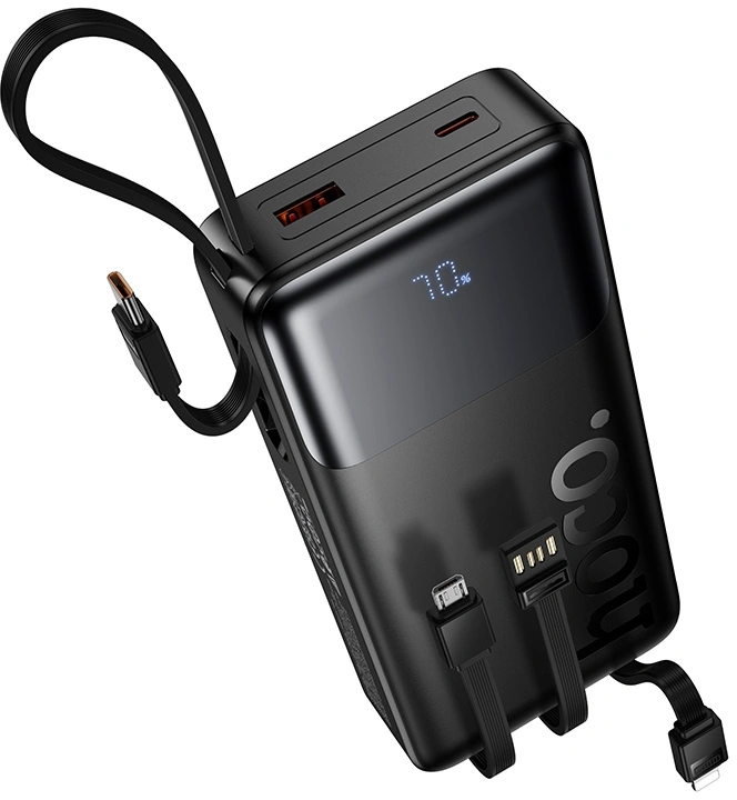 Мобильный аккумулятор Hoco J156A Founder 20000mAh QC3.0/PD3.0 22.5W 3A черный (62284) — миниатюра 2