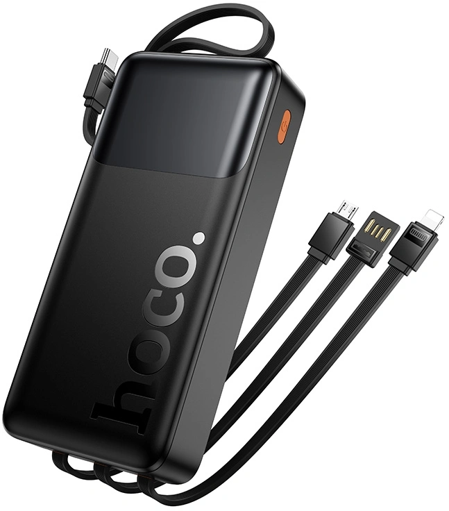 Мобильный аккумулятор Hoco J156A Founder 20000mAh QC3.0/PD3.0 22.5W 3A черный (62284) — миниатюра 4