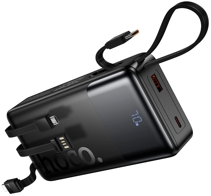 Мобильный аккумулятор Hoco J156A Founder 20000mAh QC3.0/PD3.0 22.5W 3A черный (62284) — миниатюра 5
