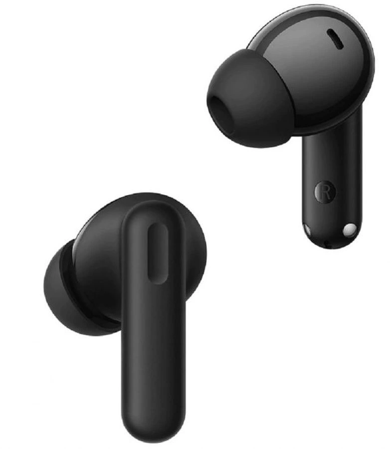 Гарнитура внутриканальные Realme Buds Techlife черный беспроводные bluetooth в ушной раковине (6975840261383) — миниатюра 2