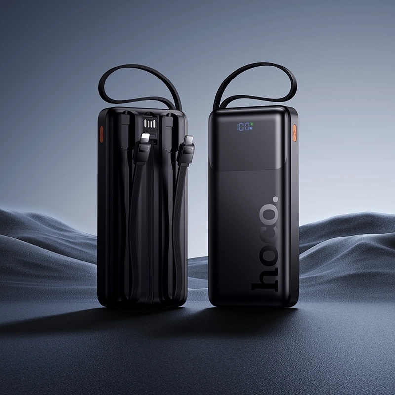 Мобильный аккумулятор Hoco J156 Founder 10000mAh QC3.0/PD3.0 22.5W 3A черный (62277) — миниатюра 8