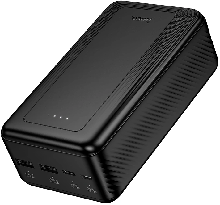 Мобильный аккумулятор Hoco J165B Honey 30000mAh 3A черный (66336) — миниатюра 2