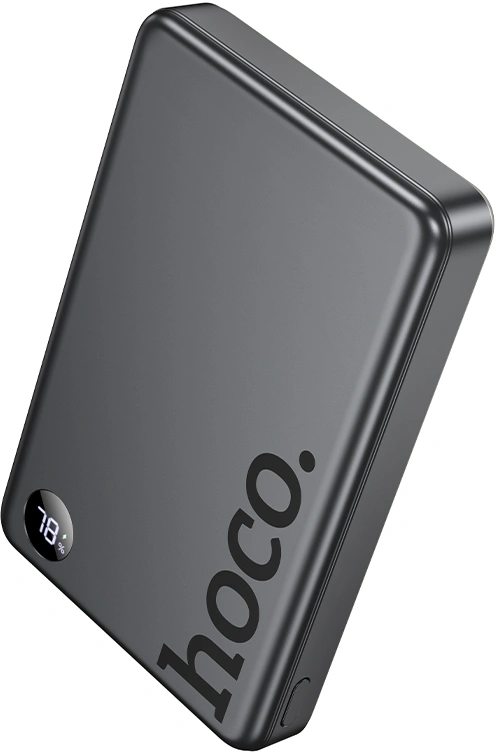 Мобильный аккумулятор Hoco Q34 Clever 10000mAh QC3.0/PD3.0 20W 3A беспров.зар. серый (44068) — миниатюра 3