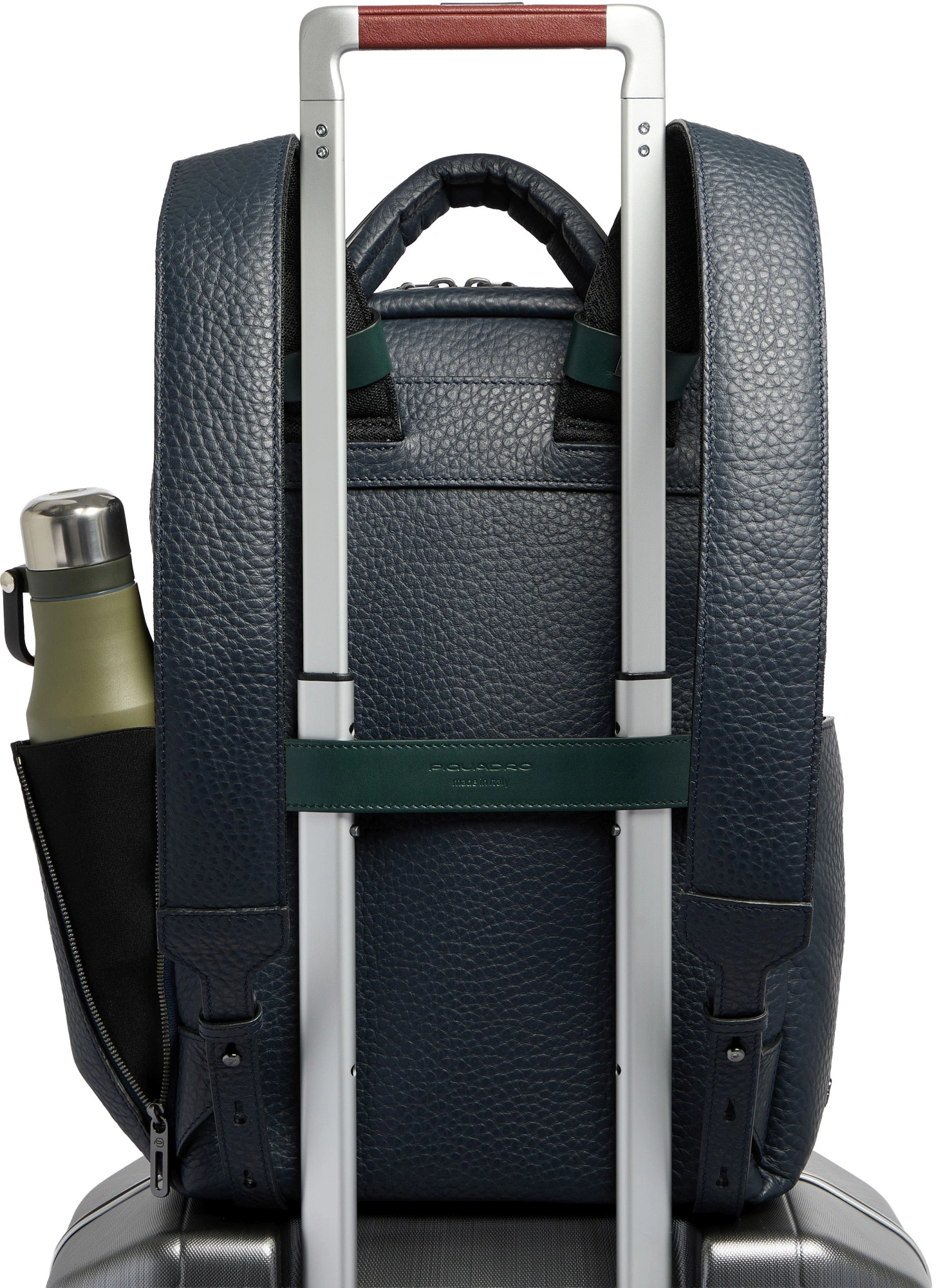 Рюкзак Piquadro Materia CA7262W151/BLUVE синий/зеленый натур.кожа — миниатюра 3