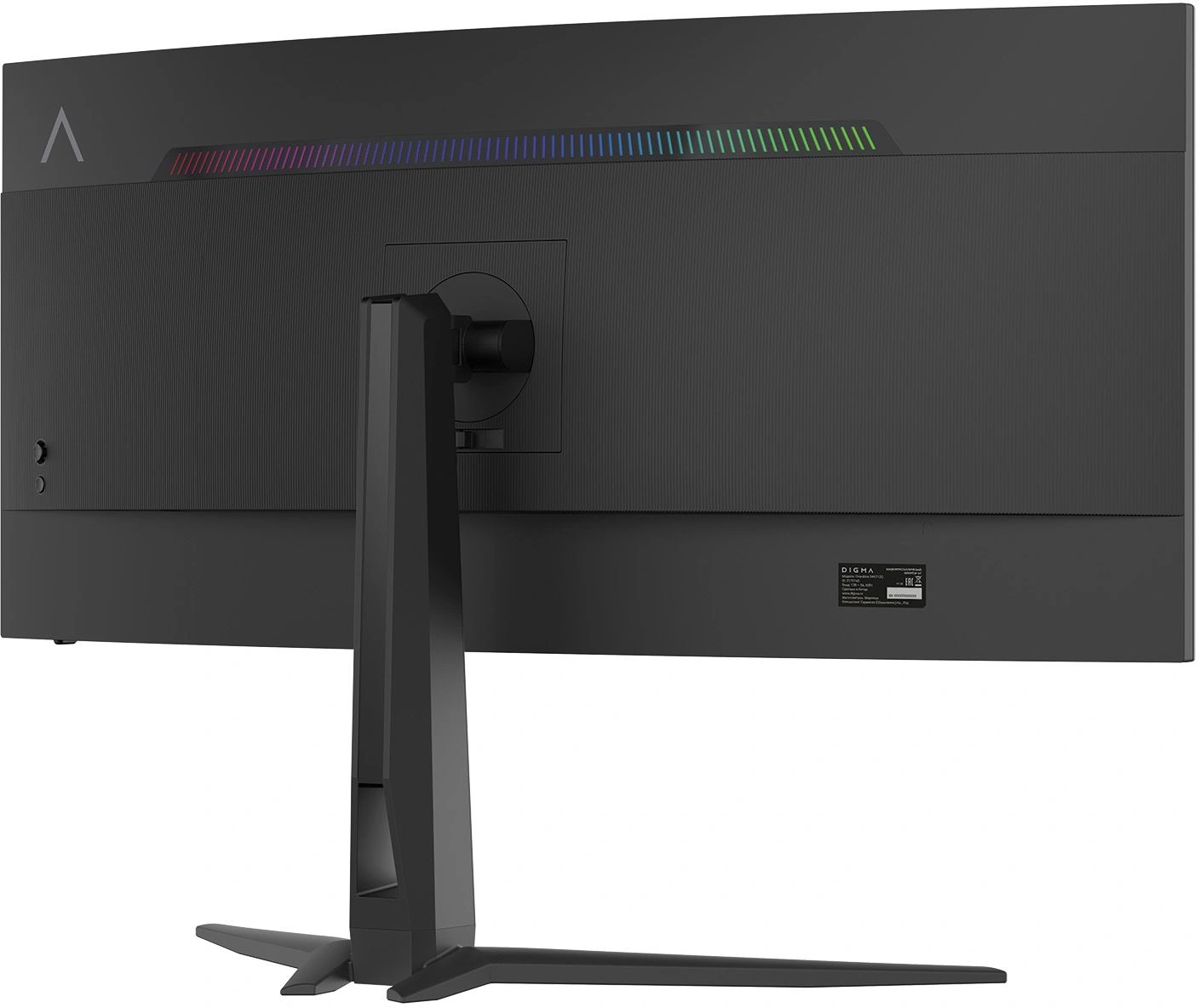 Монитор Digma 34" Overdrive 34A712Q черный VA LED 1ms 21:9 HDMI M/M матовая HAS Piv 450cd 178гр/178гр 3440x1440 200Hz DP UW 5.7кг — миниатюра 3