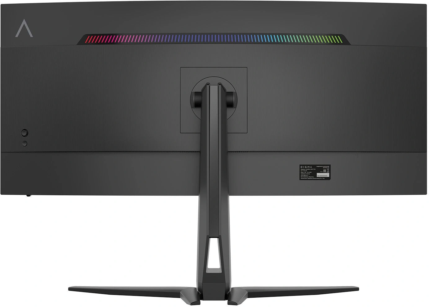 Монитор Digma 34" Overdrive 34A712Q черный VA LED 1ms 21:9 HDMI M/M матовая HAS Piv 450cd 178гр/178гр 3440x1440 200Hz DP UW 5.7кг — миниатюра 4
