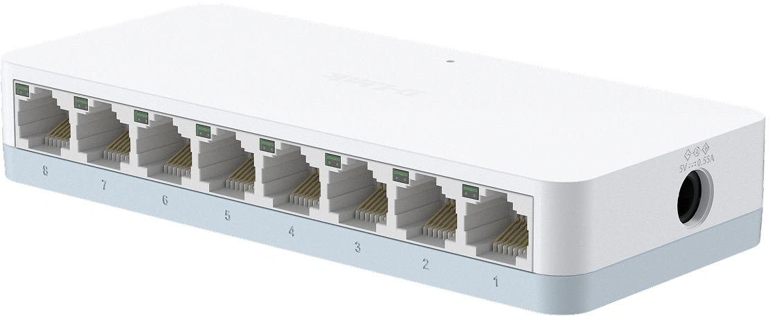 Коммутатор D-Link DES-1008C/C1A (L2) 8x100Мбит/с неуправляемый — миниатюра 3