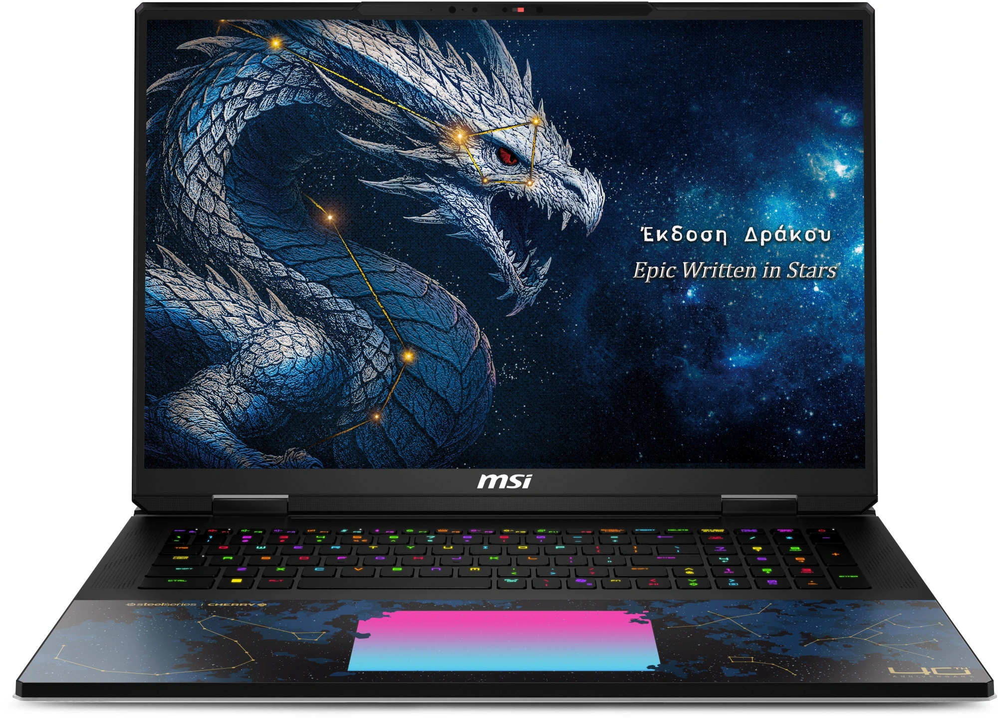 Ноутбук MSI Titan Dragon Edition 18 HX A2WJ-1251RU Core Ultra 9 290HX Plus 96Gb SSD4Tb NVIDIA GeForce RTX 5090 24Gb 18" IPS UHD+ (3840x2400) Windows 11 Home black WiFi BT Cam (9S7-1824D6-1251)
