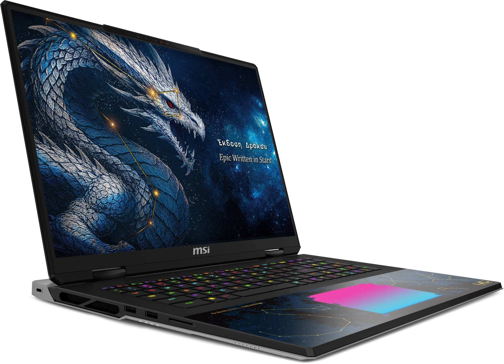 Ноутбук MSI Titan Dragon Edition 18 HX A2WJ-1251RU Core Ultra 9 290HX Plus 96Gb SSD4Tb NVIDIA GeForce RTX 5090 24Gb 18" IPS UHD+ (3840x2400) Windows 11 Home black WiFi BT Cam (9S7-1824D6-1251) — миниатюра 2