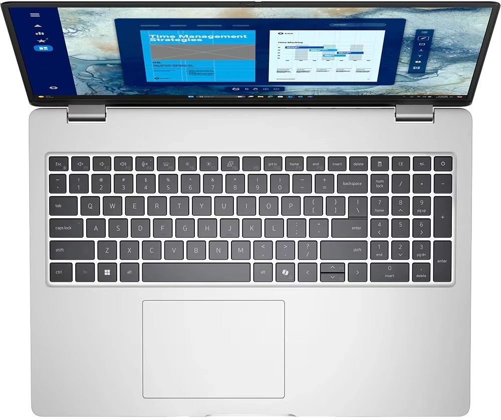 Ноутбук Dell Pro 16 PC16250 Core Ultra 7 255U 16Gb SSD512Gb Intel Graphics 16" IPS FHD+ (1920x1200) Linux silver WiFi BT Cam (PRO16-7655) — миниатюра 3