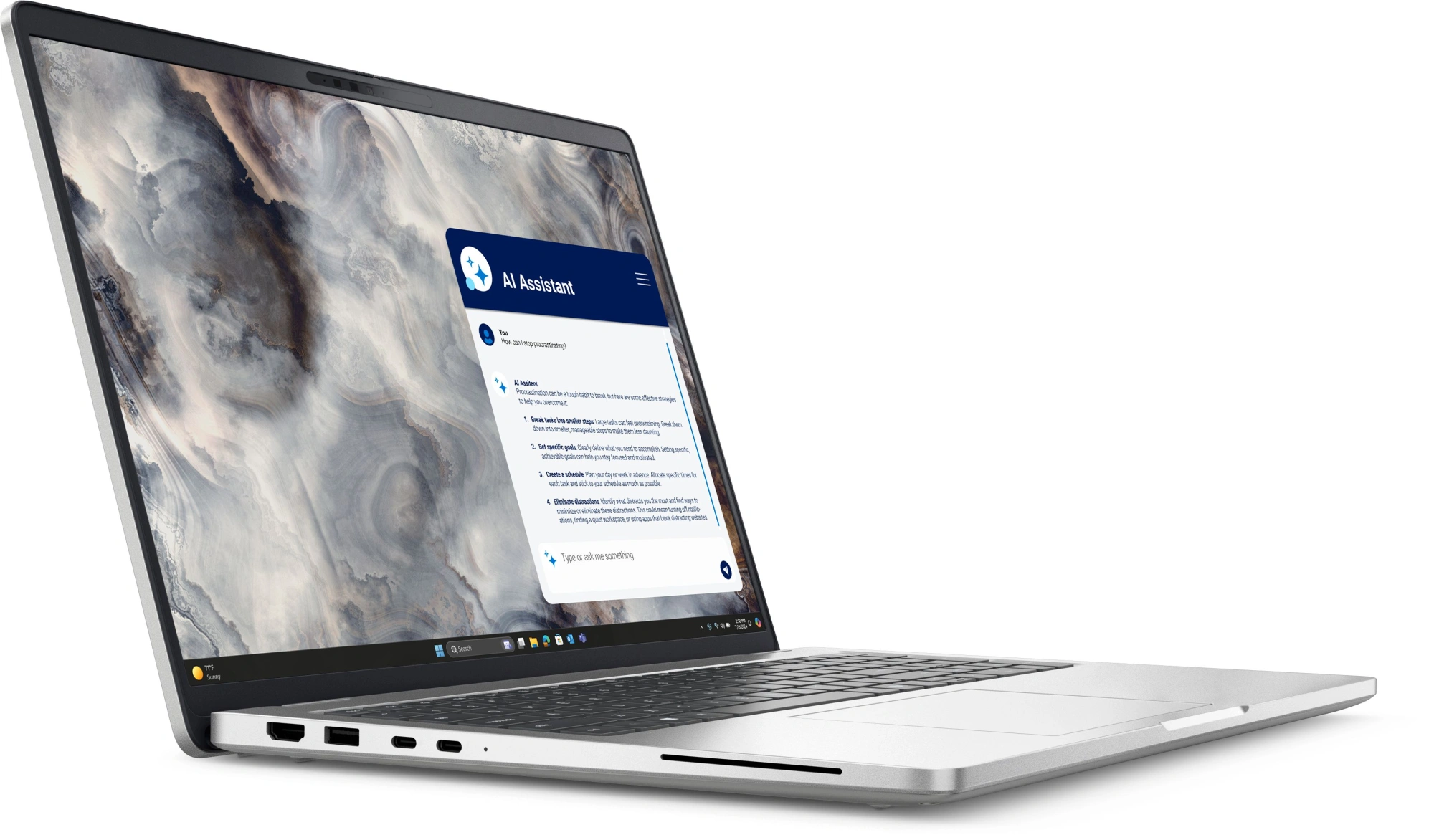 Ноутбук Dell Pro 16 Plus PB16250 Core Ultra 7 266V 16Gb SSD1Tb Intel Arc 140V 16" IPS FHD+ (1920x1200) Linux silver WiFi BT Cam (PRO16PL-7617) — миниатюра 2