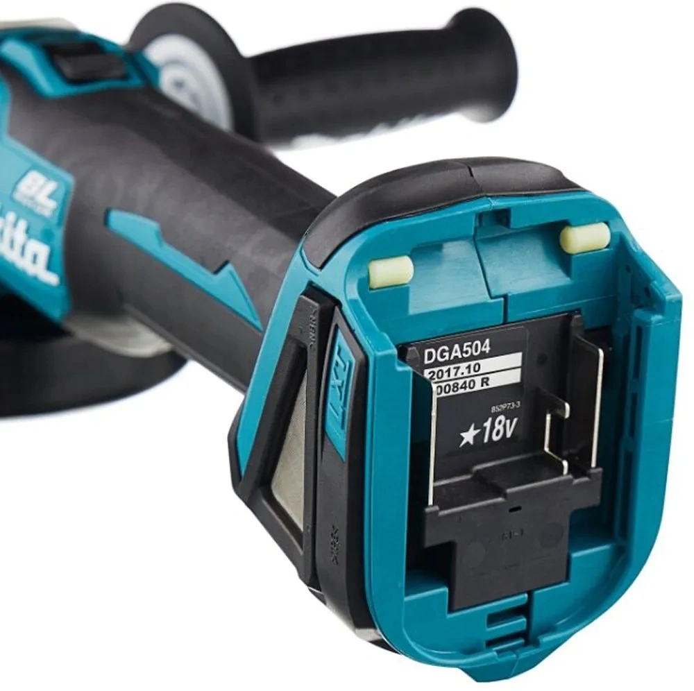 Углошлифовальная машина Makita DGA504RT 8500об/мин рез.шпин.:M14 d=125мм жестк.кейс — миниатюра 6