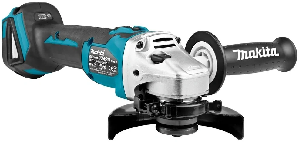 Углошлифовальная машина Makita DGA504RT 8500об/мин рез.шпин.:M14 d=125мм жестк.кейс — миниатюра 8