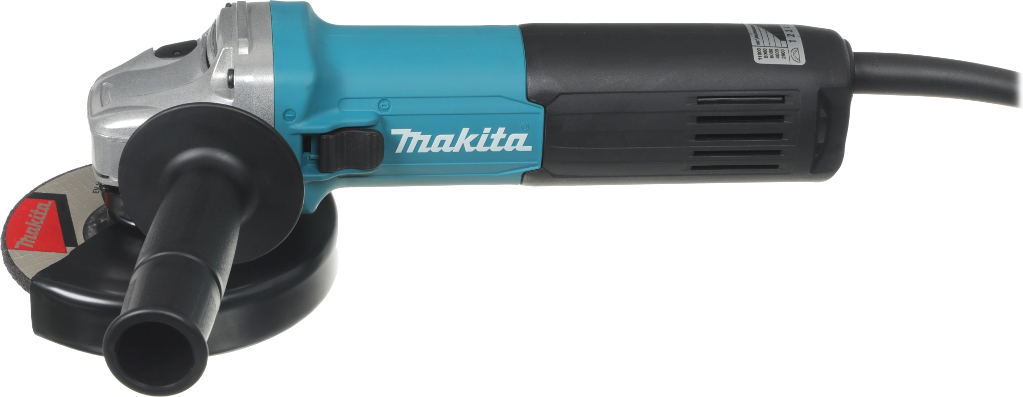 Углошлифовальная машина Makita GA5100 850Вт 11000об/мин рез.шпин.:M14 d=125мм — миниатюра 5