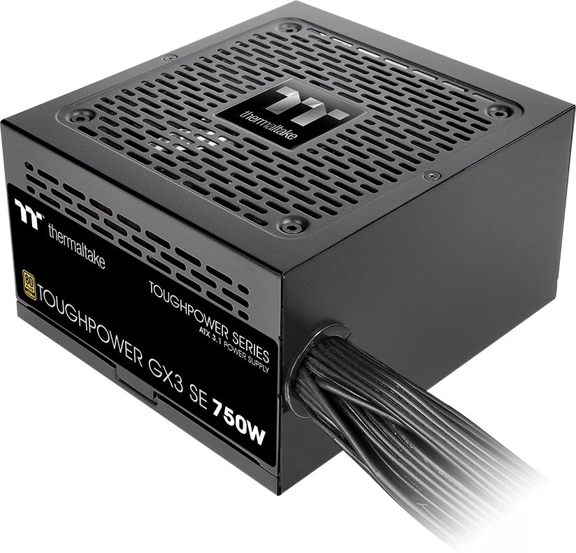 Блок питания Thermaltake ATX 750W Toughpower GX3 SE Gen.5 80+ gold (20+4pin) APFC 120mm fan 3xSATA RTL — фото 1