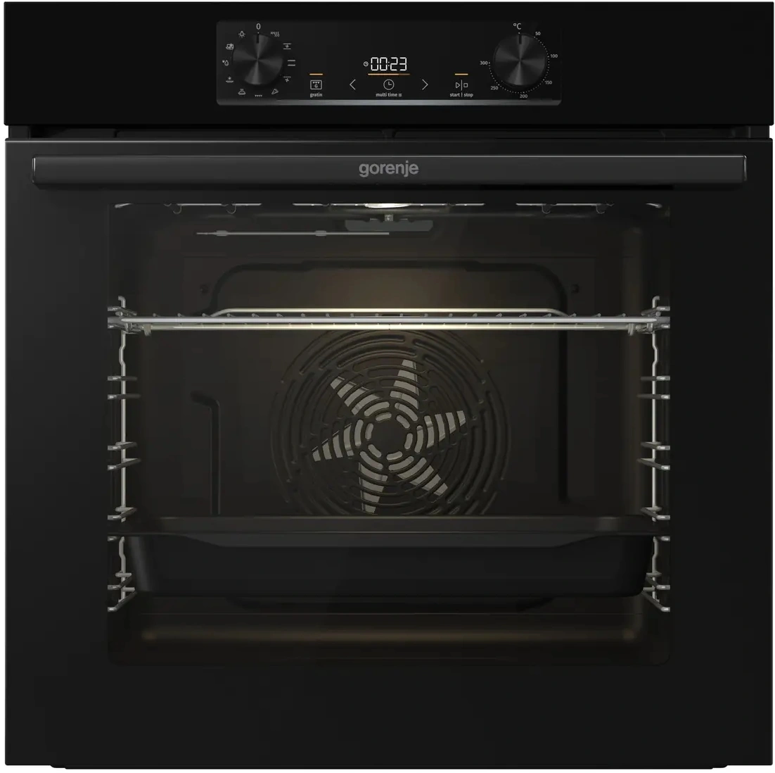 Духовой шкаф Электрический Gorenje BO6735E02BKOT черный — фото 1