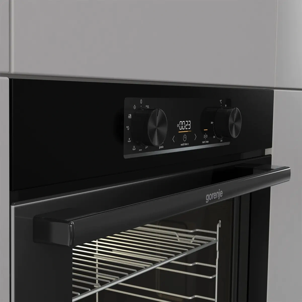 Духовой шкаф Электрический Gorenje BO6735E02BKOT черный — миниатюра 6